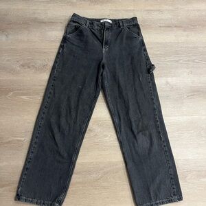 Garage Men's Dark Gray Relaxed Jeans
